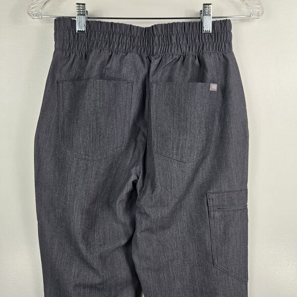 Figs Women’s XS Petite Zamora Jogger Scrub Pants Gray Pockets 840140669916 NWT - Picture 4 of 7